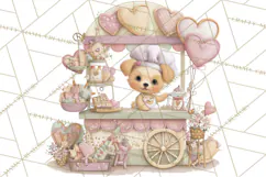 Valentine Chibi Carnival Clipart, Cute Carnival PNG Product Image 5