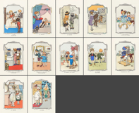 12 Adorable French Children Prints | Vintage Images Bundle Product Image 2
