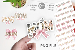 Chic Animal Print MOM Sticker Product Image 1
