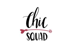 Chic Squad SVG Cut File Product Image 1