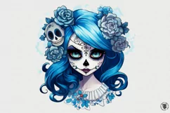Chibi dia de los muertos, day of the dead girl Product Image 2