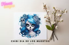 Chibi dia de los muertos, day of the dead girl Product Image 1