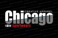 chicago urban street svg t shirt design graphic vector Product Image 1
