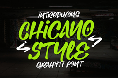 Chicano Style | Graffiti Font Product Image 1