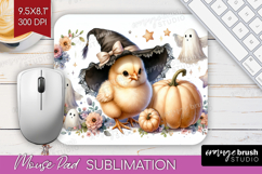 Chick Halloween Mouse Pad Sublimation Coquette Mousepad PNG Product Image 1