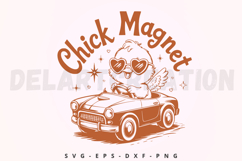 Chick Magnet SVG Product Image 1