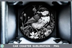 GorgeousChickadee Car Coaster design.