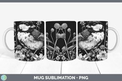 GorgeousChickadee Mug Wrap design.