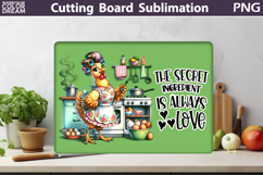 Funny Chicken Cutting Board | Kitchen Cutting Board Product Image 2
