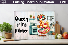 Funny Chicken Cutting Board | Kitchen Cutting Board Product Image 3