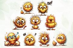 Funny Chicken Clipart Sublimation Product Image 3