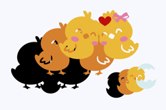 Chicken Family 3D SVG Product Image 2