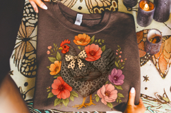 Retro Boho Chicken Farm PNG, Chicken Floral PNG, Farm Life Product Image 2