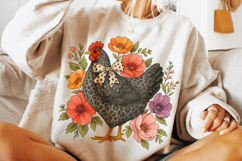 Retro Boho Chicken Farm PNG, Chicken Floral PNG, Farm Life Product Image 4