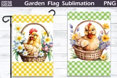 Garden Flag Welcome | Chicken Garden Flag Sublimation Product Image 2