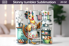 Crazy Chicken Lady Tumbler Wrap | Funny Chicken Tumbler Product Image 1