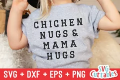 Toddler SVG | Chicken Nugs And Mama Hugs Product Image 3