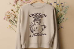 Chicken Snuggles SVG PNG | Funny Farm Coffee Cricut Design Product Image 2