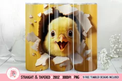 Tumbler Sublimation Chicken Bundle, 20 oz tumbler wrap, I Love You Png 