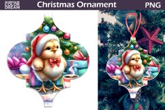 Cute Chicken Ornament | Arabesque Christmas Ornament Product Image 1