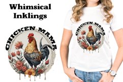 Chicken Mama Floral Sublimation Product Image 1