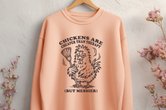 Funny Chicken SVG Bundle, 14 Farm Animal Farmhouse Designs Product Image 7