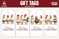 chickens gift tags