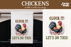 Chickens Kitchen Towel Sublimation