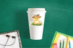 Cute Easter Bonnet Chicks Stickers at Chuckleberry Farm PNGs Product Image 3