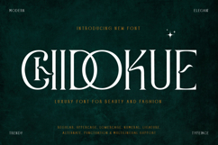 Chidokue - Luxury Serif Font Product Image 1