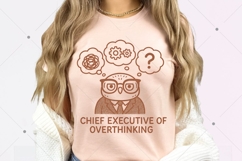 Chief Executive of Overthinking PNG, Funny Overthinking Product Image 5