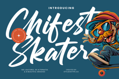 Chifest Skater - Bold Handwritten Font Product Image 1
