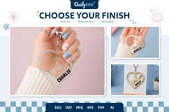Lovely Dog Keychain SVG Product Image 2