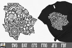 Chihuahua SVG File - Chihuahua Mexico Mandala Design Product Image 1