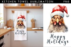 Christmas Chiken Kitchen Towel Product Image 1