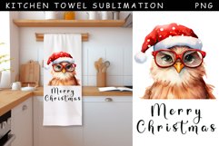 Christmas Chiken Kitchen Towel Product Image 1