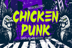 Chicken Punk - Display Graffiti Font Product Image 1