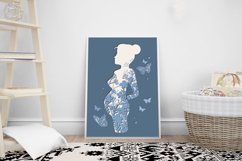 Pregnant woman 3d cricut| Pregnant woman Layered pape rcut Product Image 3