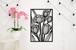 Wall Decor SVG / Laser Cut Tulip Product Image 3
