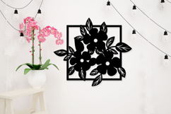 Flower Metal Wall Art Laser Cut / Laser Cut Files Product Image 3
