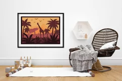 Africa cricut SVG layered papercut / Africa layered paper Product Image 3