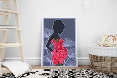 Pregnant woman 3d cricut| Pregnant woman Layered pape rcut Product Image 3