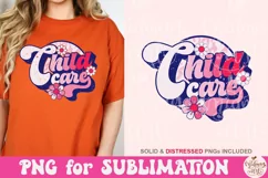 Retro Child care Png, Daycare Provider sublimation Product Image 3