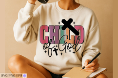 Child of God SVG PNG Christian Faith Religious Quote Cut Product Image 4