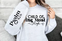 Child Of The Most High Sleeve SVG, Christian SVG Design Product Image 2