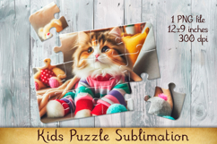 Cute Cat Kids Puzzle Design Product Image 1