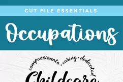 Childcare worker svg with heart svg for shirts and tote bags using Cricut or Silhouette machines