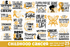 Childhood Cancer SVG Bundle Product Image 1