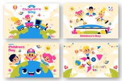 9 Happy Children&#039;s Day Vector Illustration Product Image 2