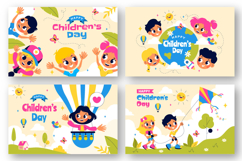 9 Happy Children&#039;s Day Vector Illustration Product Image 3